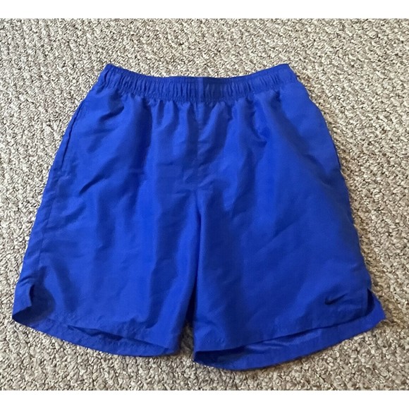 Nike Mens Blue Swim Trunks Size Medium - Picture 1 of 2
